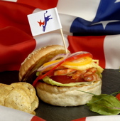 The O-burger/For Obama - Presidential burger named for Obama
