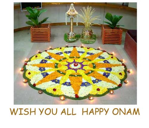 flower decoration - this photo shows the flower deoration that is very famous during a festival in india.