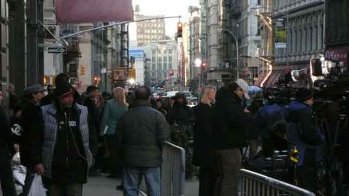 busy street - people from different walks of life