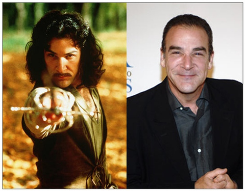 Inigo Montoya - Then and Now - A picture of Mandy Patinkin today and as Inigo Montoya from The Princess Bride