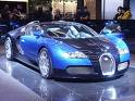 car - a blue and black car on show at a car show. This is the most expensive car in the world, this was an official win at the 2008 awards.