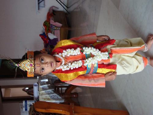 Omkar as Krishna - Omkar dressed as Krishna for Janmashtami