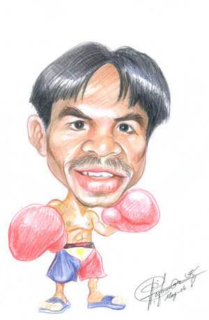 Manny "Peck Those Women" Pacquiao - Manny you are the most gorgeous man in the world! JOKE!