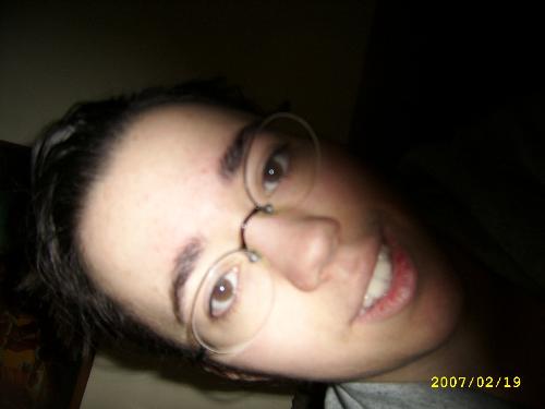 me again - I look like my hair is wet, right?