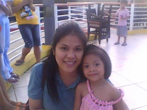 my daughter's daughter - Clarisse Mae my daughter's daughter reminds me of her childhood exactly the same looks and mannerism.