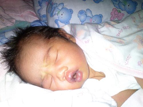 kriana's first day at home - her first day in our house