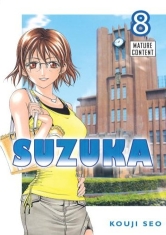 Suzuka Volume 8 - Character Cover: Megumi Matsumoto * Voiced by: Hatsumi Miura (Japanese), Carrie Savage (English) A soft-spoken, bespectacled college student who also lives in Ayano’s dormitory. She is often seen trying to reign in Yuka when she is drunk. Ironically, Megumi gets drunk easily, and in that state is even wilder than Yuka, often berating Yamato on how all men are perverts, accusing Yamato of staring at her chest, flashing him, and then slapping him for looking. She has expressed the desire to become married.   - answers.com
