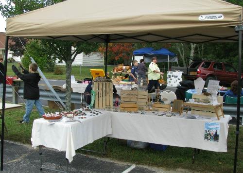 My display at this weekend's Country Fair - A picture (courtesy of my hubby) of my entire display at the Eagleswood County Fair this past weekend (Eagleswood, NJ).