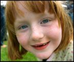 Smiley face - A picture of a smiling young girl. Adorable!