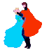 A romantic dance - dancing is fun.