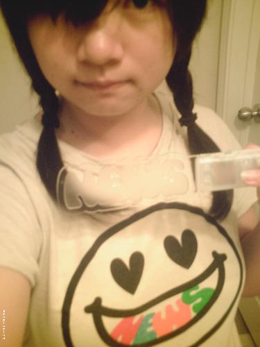 me, news shirt, penlight :P - not much to describe..