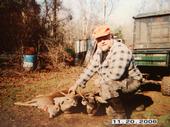 art deer hunting - my hubby hunting