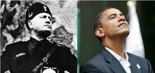 Obama compared to historical despot - Obama strikes a classic pose from history.