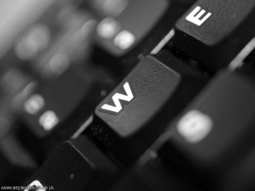 Keyboard - Keyboard letter W
