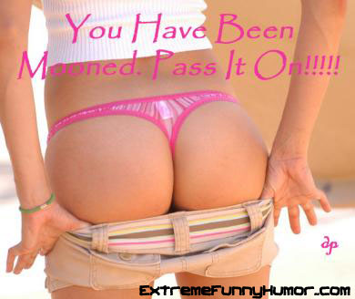pink thong - A lovely pink thong being slowly lowered