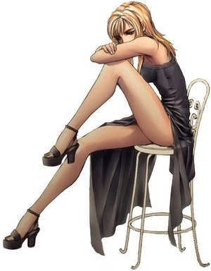 sexy cartoon - sexy cartoon of a sexy girl