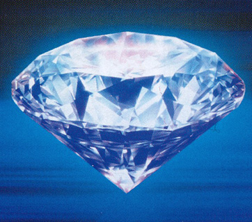 big diamond - A large diamond showing the unique glow
