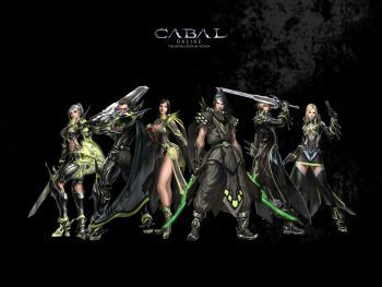 Character class - This picture shows the character classes of cabal online: Warrior, mage, force archer. force blader, force shielder