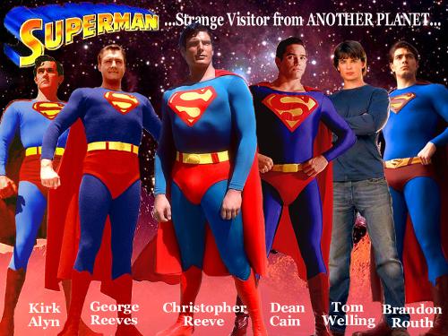 Superman - These are different actors of Superman.