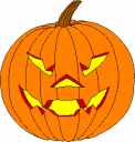 an orange jackolatern - an orange jack o lantern