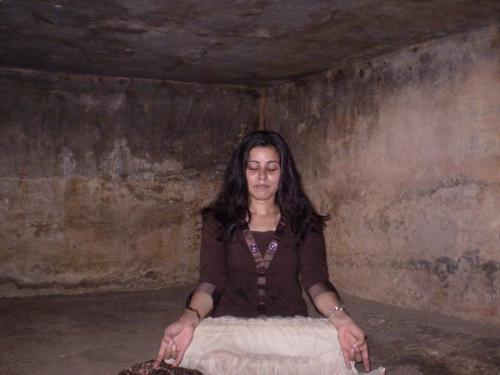 beautiful woman praying ... - in deep thoughts...