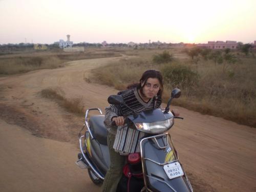 beautiful girl with bike - going on and on.....