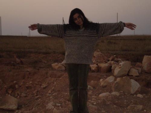 beautiful woman posing ... - pretending to be a corpse and scaring...
