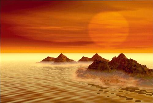 thats the sunset. - thats the sunset,doesnt it look nice?