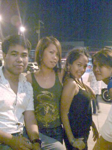 Birthday Night with Friends - This photo is taken last August 30, 2008, as a late celebration of my Birthday. Together with me are two of my friends and officemates at the same time. Just enjoying the night.