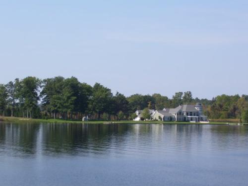 Wolf Lake, Jackson, Michigan - Another view of the lake across from my sister's house on Wolf Lake.