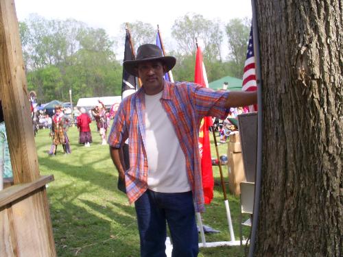 that's me - At the Natchez Pow-wow in March '08.