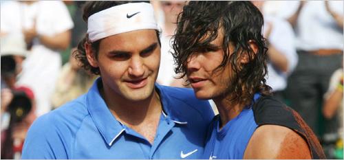 Tennis - Roger Federer and Rafael Nadal