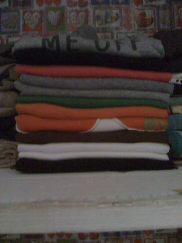 Folded clothes - see how neat this clothes are