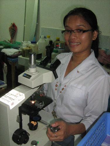 Me in the lab - Working in the lab late at night