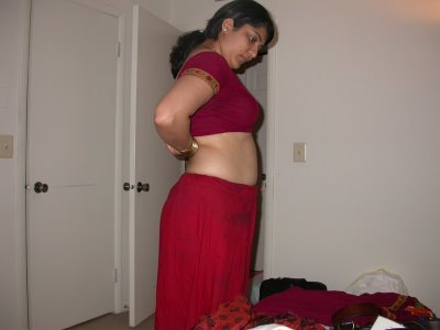red saree woman... - very beautiful......