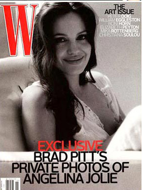 Angelina Jolie on the cover of November issue of W - Angelina Jolie on the cover of November issue of W Magazine