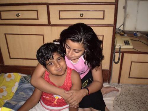 my girl friend with a kid - cuddling the kid...