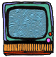 Cartoonish TV - A picture of a Cartoonish TV