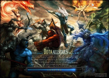 Dota 6.55 - The new dota screen