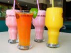 Fruit juices. - A glasses of cold fruit juices..