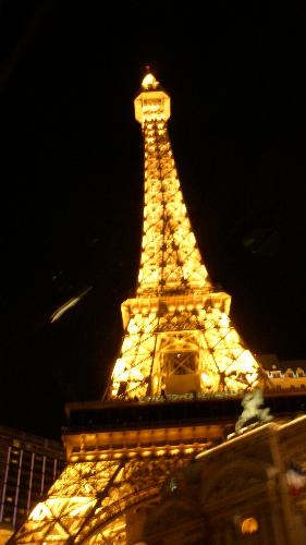 Paris, Las Vegas - Driving below the tower, here's a quick pic of what the french gave to the states and what we've made to cater back!