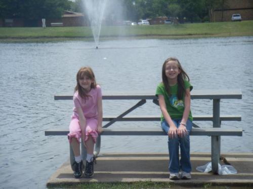 Erica and Desiree - Here a picture of my kids at the park 2008 and ages 11 Erica and 10 desiree