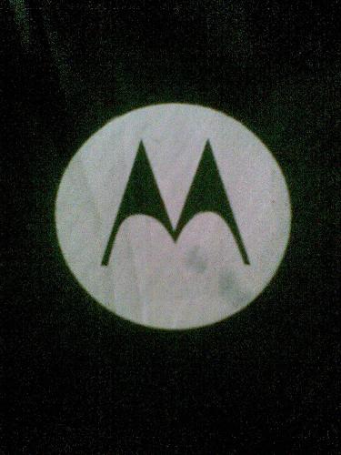 Motorola emblem - Emblem of Motorola. Taken by my brother.