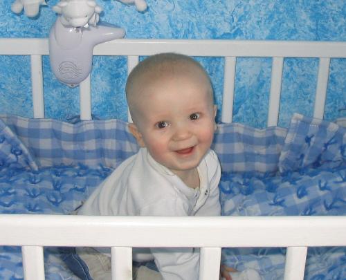 my alarm clock - this is my wake up call every morning at 7AM on the dot.