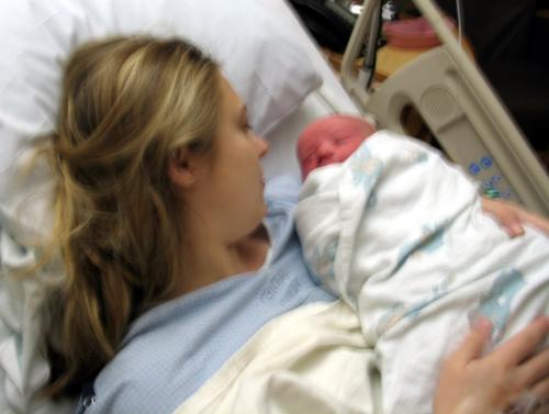Giving Birth - the day my son was born.