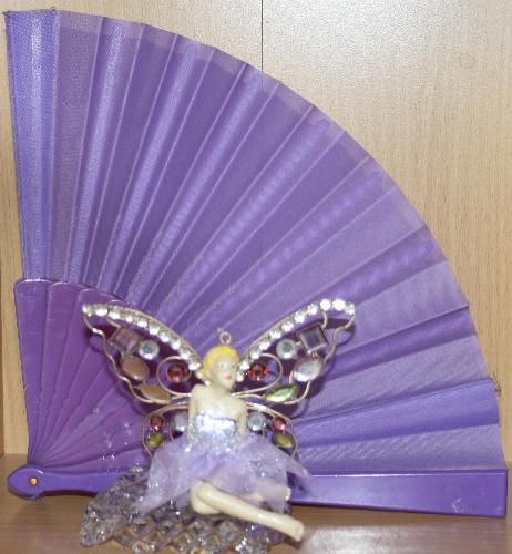 Fairy - fairy with diamontes in purple dress