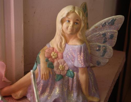 Fairy in lilac colours - fairy from my collection wearing lilac