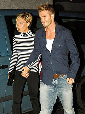 david bechkam - He had a good season in 1999 - 2000 and helped Manchester United to win the Premier League. At that time he married singer Victoria Beckham from the popular group Spice Girls, and the couple had their first son, Brooklyn, born in 1999. That same year Beckham was given a permission to miss training routine, in order to look after his son Brooklyn, who suffered from a stomach infection. Meanwhile, the Manchester United's manager, Alex Ferguson, fined Beckham £50,000 (about $80,000 then) the maximum amount that was permitted, for babysitting with his sick child, while his wife was spotted at a London fashion Week event on the same night. Ferguson's claim that Beckham should be able to train if his wife stayed home that day, caused a serious personal tension between two men. In February 2003, following the defeat to Arsenal, the Manchester United's manager Alex Ferguson entered the changing room and kicked a football boot that struck Beckham over the eye, causing a cut that required stitches.