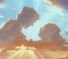 Love in the sky - Cloud love in the sky.