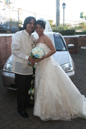 wedding day - One of the most happiest days of my life was on January 25, 2008. Me and my husband got a church wedding and went straight to the venue of our reception. It took us around 20 minutes from the church to the reception venue. Everyone was waiting when we got there. But to make them more excited, we had a little photo shoot around the area. it was so nice and cozy there.